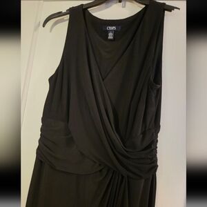 Chaps Black Dress Size 14